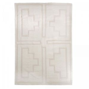 Unamourdetapis Tapis salon calista en laine Fait main Care&Fair Crème - 200x300