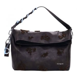 Desigual Stencil Schultertasche Umh&auml;ngetaschen 1 ct Braun Damen (99.99 &euro; / 1 ct)