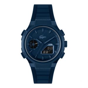 Lacoste Montre Homme LC33 - 2011448 Bracelet Silicone Bleu