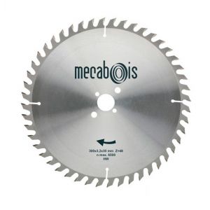 Mecabois Lame de scie circulaire au carbure mixte - Type UW -&Oslash;(mm)315 / Al&eacute;sage : 30 / Epaisseur : 3.2 / Nombre de dents : 48