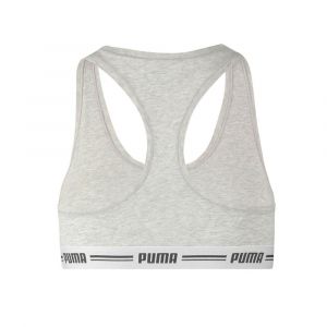 Image de Puma Vêtements intérieurs -underwear Iconic Racer Back Bra - Grey Melange - Taille L