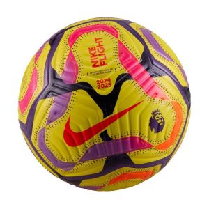 Image de Nike Ballon Flight Premier League Hi-Vis - Jaune/Disco Purple/Rouge PRÉ-COMMANDE, pointure Ball SZ. 5 - ['Jaune'] - Taille Ball SZ. 5