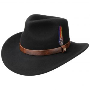 Stetson Chapeau en Feutre Oklahoma Western noir M (56-57 cm)