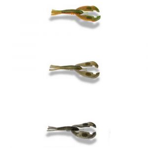 Quantum Fishing Leurre Souple 4street B-ass Craw 100 Mm 7g One Size Flashy Silver