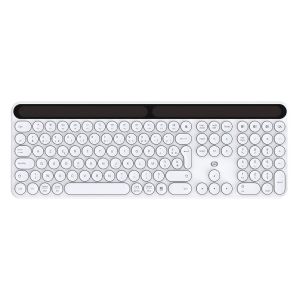 EssentielB Clavier sans fil Solaire SKW Blanc