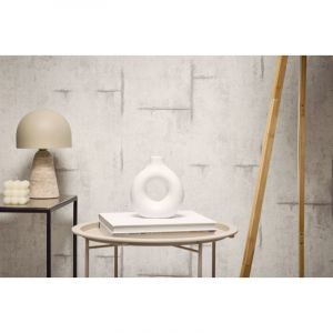 Livingwalls Pv/int beton cisele blanc