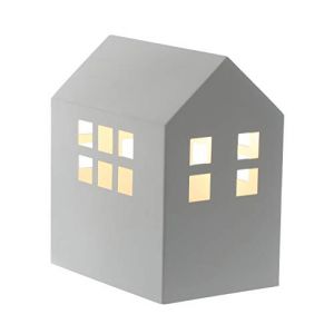 Lussiol Lampe en métal blanc h.23 cm