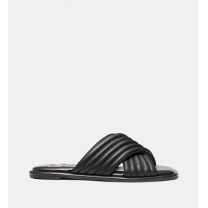 Michael Kors Mules Portia Slide en cuir Noir Michael - Couleur Noir - Taille 38