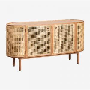 Image de Buffet en Rotin et Bois Edwina SKLUM Bois Naturel