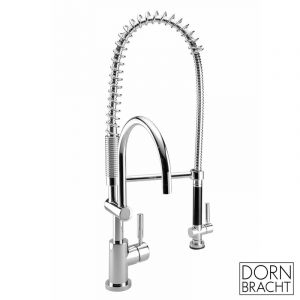 Dornbracht Tara Classic Mitigeur de cuisine professionnel, pivotant, 33880888-00,