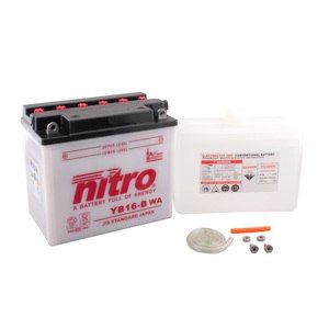 Nitro Batterie YB16-B ouvert avec pack acide Type Acide