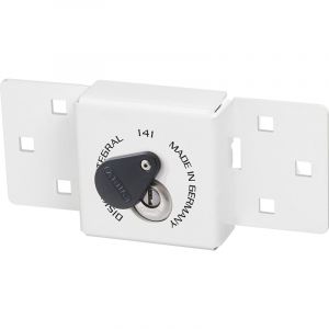 Image de Abus Serrure anti effraction utilitaire Diskus Integral 141/200 + 26/70 Blanc