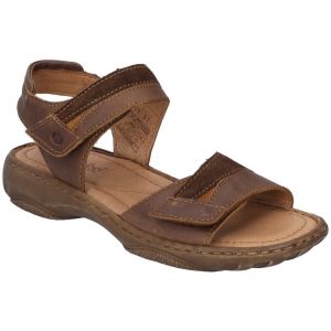 Josef Seibel Debra 19, Slingback Sandalen, Femme Marron (Castagne/Kombi 322) 37 EU