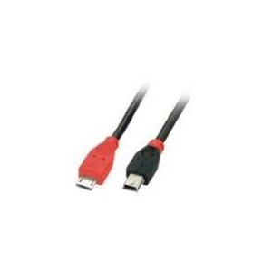 Image de Lindy 31719 - C&acirc;ble USB 2.0 Micro-B vers Mini-B OTG 2 m