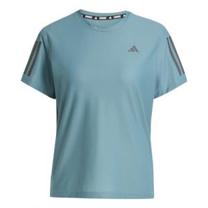 Adidas Femme Own The Run Base Tee, Preloved Teal, XL