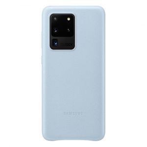 Samsung Coque S20 Ultra Cuir bleu