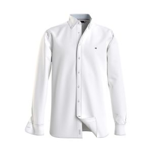 Tommy Hilfiger Chemise droite en popeline natural soft Blanc - Taille L;M;S;XL