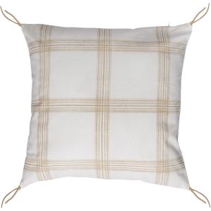 Image de Housse de coussin Madras sable - 50x50 cm
