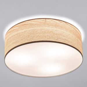 Paulmann Plafonnier LED E27 EEC: selon lampoule (A++ - E) 60 W Neordic Liska 79650 bois (clair)