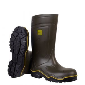 Solidur Bottes De Travail Vertes RUBBER LINE - RLO4VT-41
