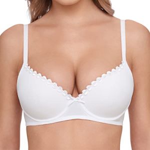 Susa Wiesn-Zauber Dirndl-BH 8025 mit Push-Up-Schalen, Soutien-Gorge Femme Blanc 105A (taiile fabricant 90A)
