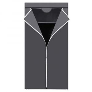 Armoire en tissu penderie pliante avec tringle de suspension dressing simple organiseur pour jouets chaussures sacs salon chambre vestiaire 75 x 45 x