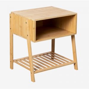 Sklum table de chevet en bambou natela bambou bambou