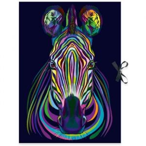 RNKVERLAG 45365 Lot de 1 classeur à dessin fluo 44 x 62 cm Format A2 avec fermeture noire