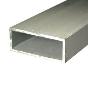 Gah-Alberts Alberts 472979 Tube rectangulaire | aluminium, naturel | 1000 x 50 x 20 mm