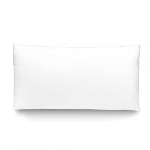 Cecotec Oreiller Flow PureComfort 135 cm Fibre au Toucher de Soie et Traitement Anti-acariens et antibactérien, Confort Maximal, Sensation de fermeté Moyenne-élevée, Housse Lavable