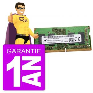 4Go RAM DDR4 PC4-21300S Micron MTA4ATF51264HZ-2G6E1 SODIMM PC Portable