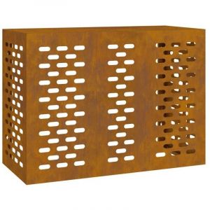 VidaXL Housse de climatiseur Rouillé 110 x 50 x 80 cm
