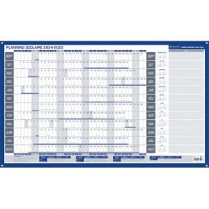 CBG Planning scolaire de Janvier à Décembre 2025, effaçable à sec, 60x99cm
