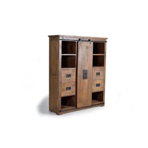 Vaisselier en bois manguier et métal