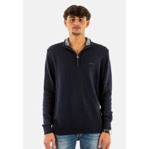Superdry Pull en laine m&eacute;lang&eacute;e &agrave; col camionneur