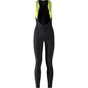 Gore Wear Women's Progress Thermo Bib Tights AW21 - Noir/Neon Yellow, Noir/Neon Yellow