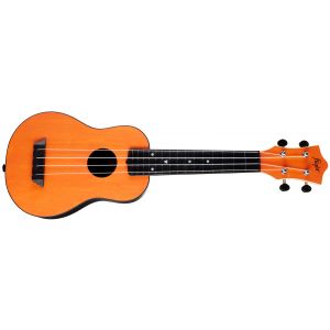 Flight Travel Series TUS35 ukulélé soprano de voyage orange avec housse