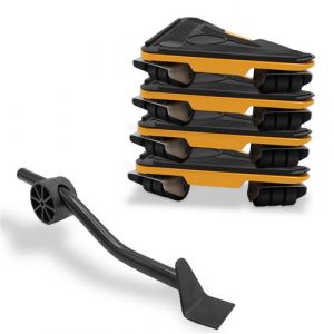 Kit D&eacute;placement FISHTEC 1 Levier + 4 Coins Roulants 250Kg