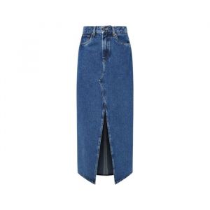 Pepe Jeans Maxi Skirt Hw Jupe, Bleu (Denim-ct9), 36 Femme