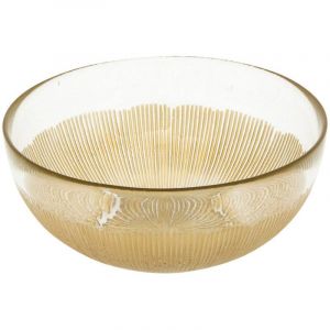 Atmosphera Assiette creuse Celeste dor&eacute; D15xp6,5cm cr&eacute;ateur d'int&eacute;rieur