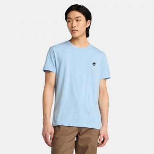 Timberland Oyster River Chest Logo T-Shirt - Slim Fit & Comfortable - Citadel - Taille XXL