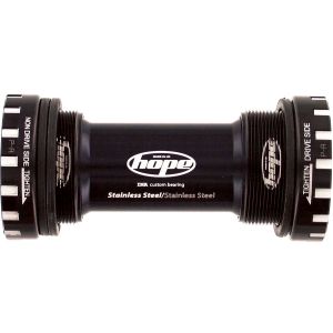 Hope Boîtier de pédalier (acier inoxydable) - Stainless 68/73mm Noir