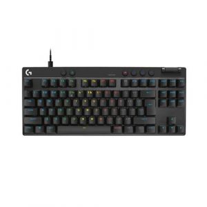 Logitech G PRO X TKL RAPID, gaming filaire sans pave numerique avec touches analogiques magnetiques, RVB, lineaire, QWERTY - Noir