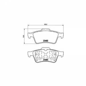 Brembo 4 plaquettes de frein P59044