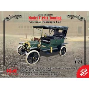 ICM Model T 1911 Touring American Passenger Car- 1:24e