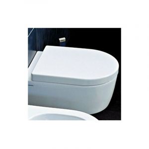 Flaminia 5051 CW01 Abattant enveloppante en bois, collection Link, blanc