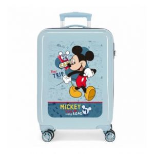 Image de Disney. Mickey Road Trip Cabin Suitcase Light Blue -38x55x20cm