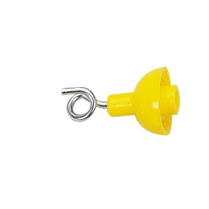 Beaumont Isolateur tire bouchon métal (x25)