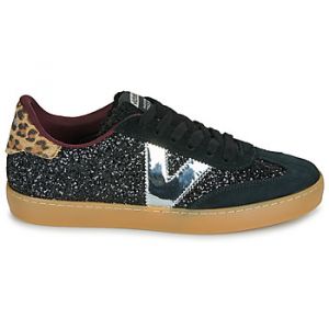 Victoria Baskets à paillettes et imprimé animal femme Berlín Ciclista