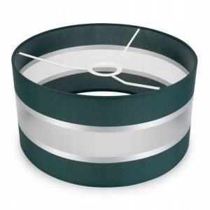 Abat-jour Cylindre - Light-Home - ELEGANCE 2030/35 - Bande Chromée - 8 Couleurs